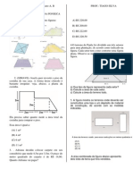 Lista de Exercicios 2 ANO MATEMÁTICA