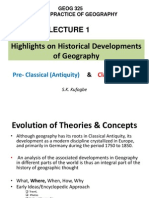 Lecture 1 Historical Developments of Concepts