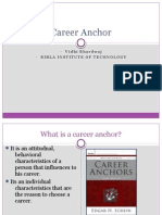 Career Anchor: Vidhi Bhardwaj Birla Institute of Technology