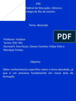 Operações Unitarias - Absorção de Gases