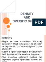 Density and Specific Gravity