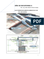 Cálculos para Su Dimensionamiento Hidráulico de Una Bocatoma