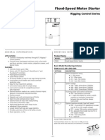 8000L1019 Fixed Speed Motor Starter Datasheet RevA