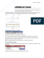 Ejemplo 4 - Viga Metálica de 2 Tramos (Ram Advanse 9.5)