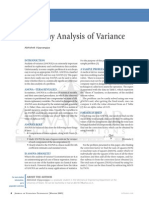 One-Way Analysis of Variance by Abhishek Vijayvargiya