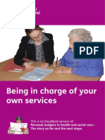 Being in Charge of Your Own Services EasyRead 03SEP14