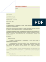 Ee111 Analisis de Circuitos Eléctricos I