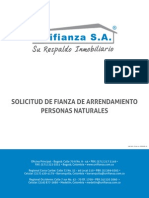 Formulario Personas Naturales Unifianza