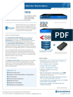 Sangoma Session Border Controllers Datasheet