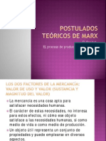 Postulados Teóricos de Marx