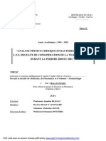 Etude de La Qualité Physico - Chimique Et Bactériologique de Quelques Eaux de Sources