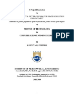 Master of Technology: A Multi Level SWT & DWT Transform For Image Resolution Enhancement