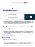 Méthodologie Construction Dela QSTP Loisirs Des Jeunes