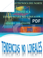 ESTADISTICA Tendencias No Lineales