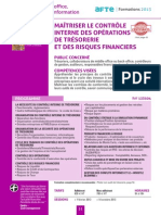 Controle Interne Et Trésorerie PDF