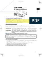 Hitachi Cp-x345 Users Manual Projector