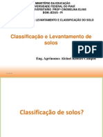 Aula - Introdução A Classificação de Solos