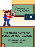 Teacher's Right