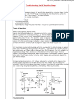 Troubleshooting The RF Ampl...