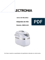 Livro Receitas Maq. Pao Electronia XBM1129 - 1235447