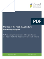 The Rise of The Food & Agriculture Private Equity Space