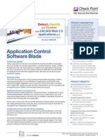 Checkpoint Application Control Data Sheet