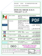 Note de Calcul Hydraulique - Actu