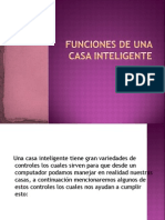 Funciones de Una Casa Inteligente