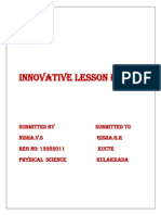 Innovative Lesson Plan