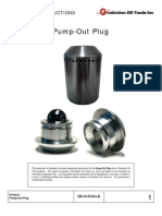 Pump Out Plug Operating Instructions