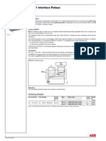 RA 5-1 Interface Relays: Application