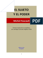 El Sujeto y El Poder Foucault