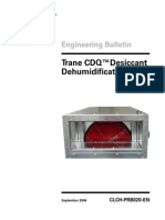 Engineering Bulletin CDQ Desiccant Dehumidification