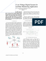 Low-Power Low-Voltage Digital System For Wireless Heart Rate MonitoringApplication