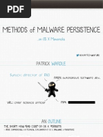 Methods of Malware Persistence: On OS X Mavericks