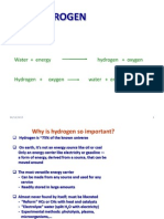 Hydrogen: Water + Energy Hydrogen + Oxygen