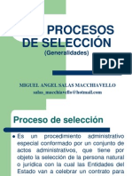 Los Procesos de Selección