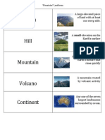 Landforms Study Guide