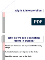 Data Analysis and Interpretation