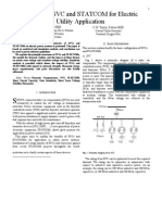 Benefits of SVC and STATCOM For Electric Utility Application