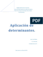 Definición de Determinantes