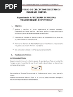 Laboratorio de Circuitos Electricos Informe Previo