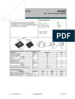 General Description Product Summary: 30V Dual P-Channel MOSFET