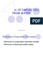 Removal of Impurities