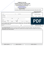 Hillside OPRA Request Form 