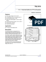 14 + 1 Channel Buffers For TFT-LCD Panels: Features