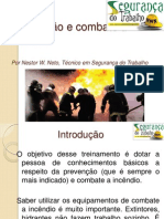 Prevenção e Combate A Incêndio