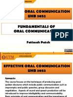 Fundamentals of Oral Communication Revised