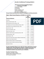 CITI Collaborative Institutional Training Initiative