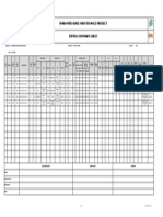 Wara Pressure Maintenance Project Piping Summary Sheet